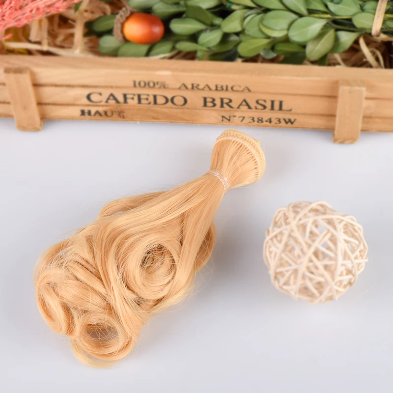 Парики сделай сам 15 см * 100 кукольные парики высокотемпературные волосы из