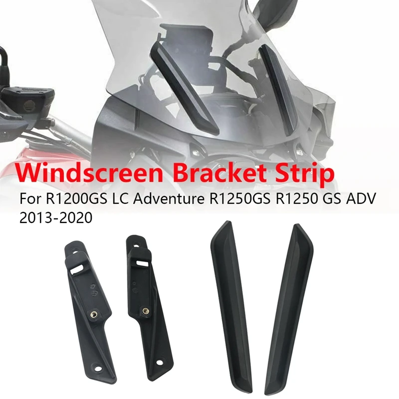 

Motorcycle Windshield Windsn Bracket Strip Trim Kit for-BMW R1200GS LC Adventure R1250GS R1250 GS ADV 2013-2020
