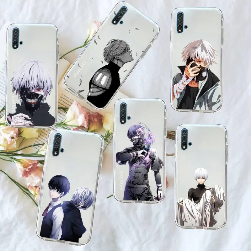 

Tokyo Ghoul japan anime Phone Case Transparent for Huawei honor P mate 40 20 30 10 50 i 9 x mate pro lite 8a