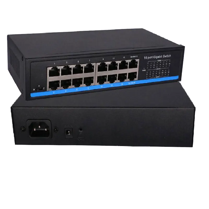10/100/1000M 16 портов гигабитный коммутатор полнодуплексные гигабитные Ethernet