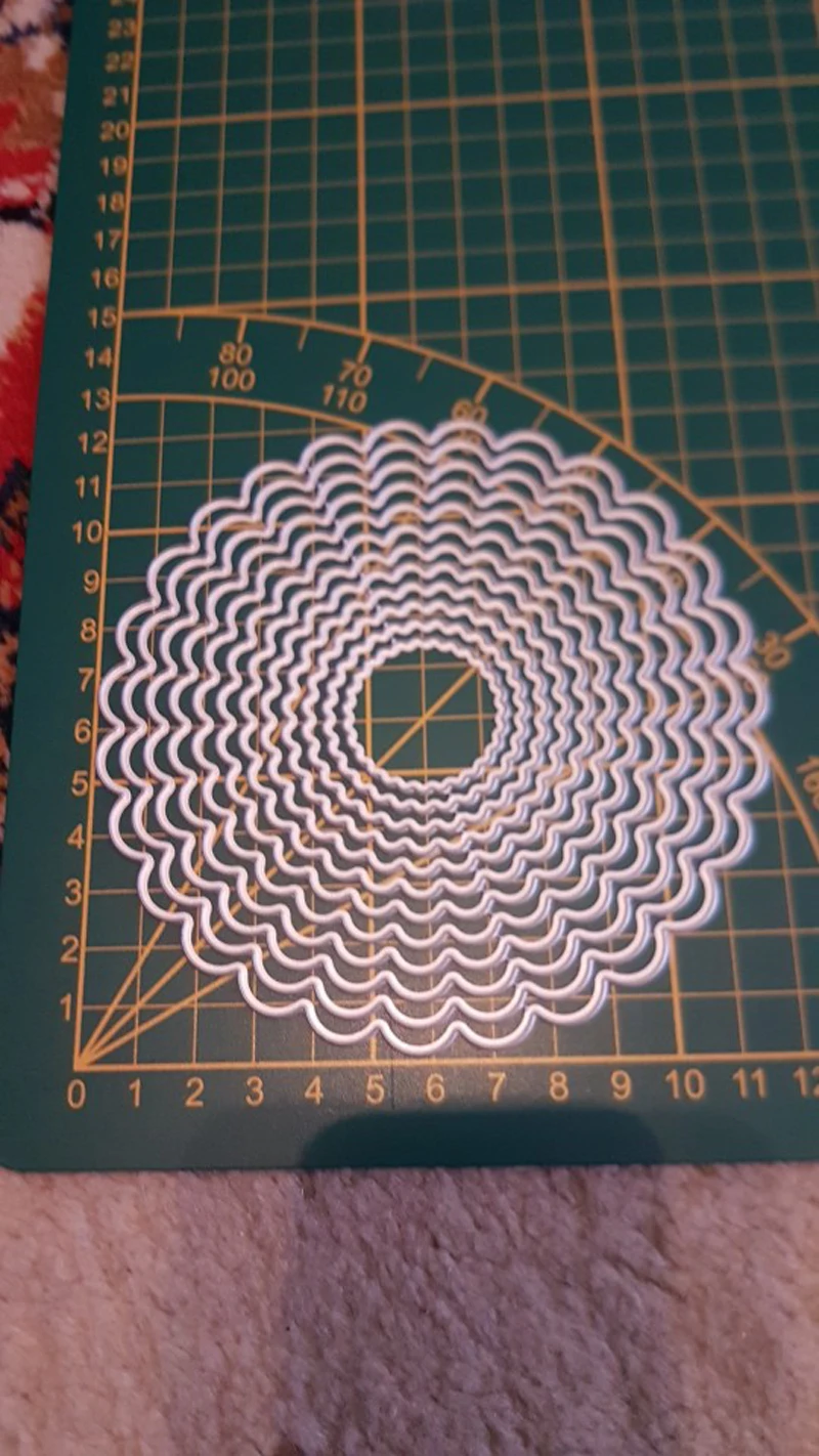 10 шт. гребешок Рамка металлический Трафаретный вырубной штамп Скрапбукинг