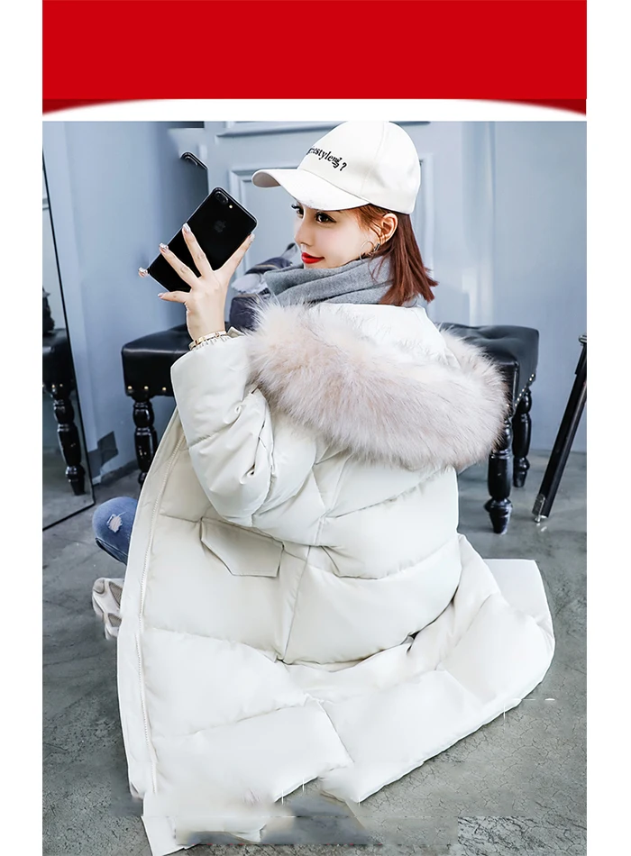 liva girl Casual Winter Jacket Women Coat Warm Parka Female Plus Big Size Long Jacket Quilted Coat With Fur Clothing