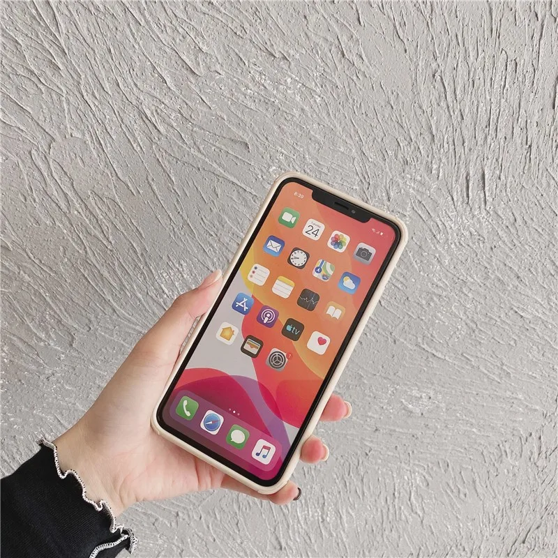 

Fashion Cute Embroidery Rabbit Bird Female Soft Case For Iphone 11 12 Pro Max Mini 7 8 Plus Xr X Xs Max Se 2 Phone Cover Fundas