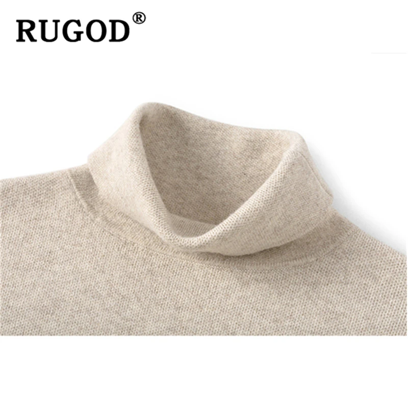 RUGOD осень-зима wamr вязанный женский свитер 2019 винтажный Однотонный с высоким
