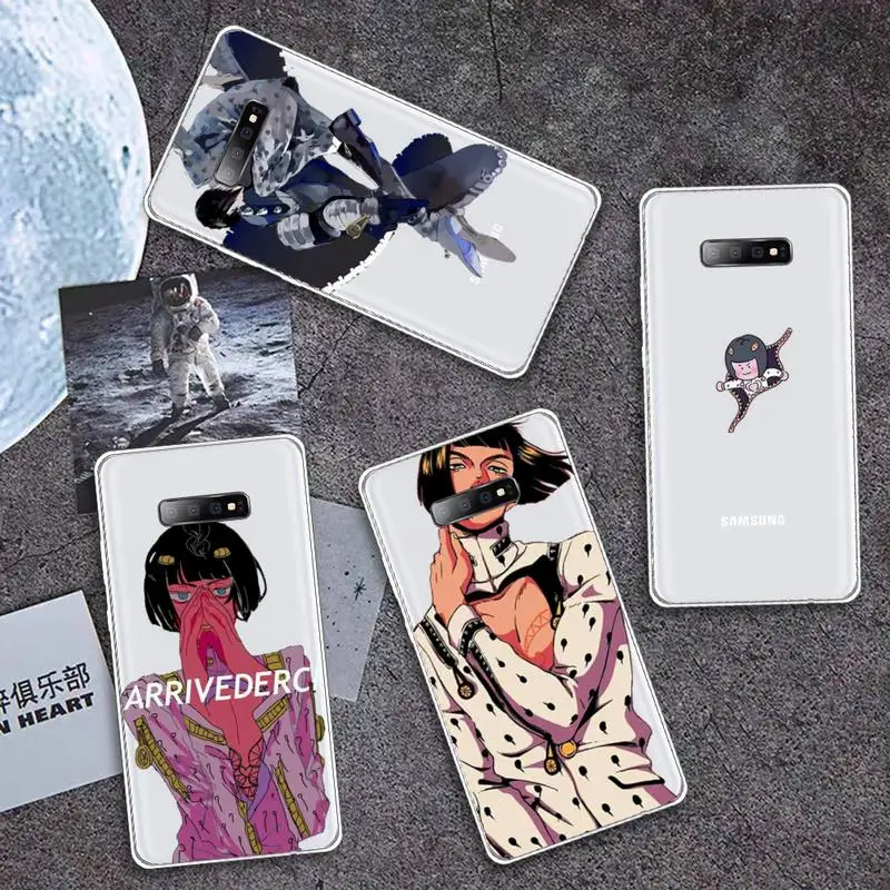 

JoJo's Bizarre Phone Case Transparent for Samsung A71 S9 10 20 HUAWEI p30 40 honor 10i 8x xiaomi note 8 Pro 10t 11 mobile bags