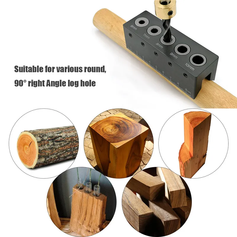 Деревообрабатывающий прямой угол направляющий 90 градусов Алюминиевый Карманный