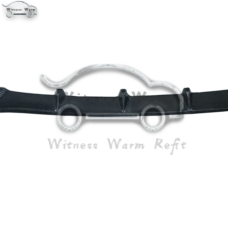 Автомобильный Стайлинг спойлер для переднего бампера автомобиля из углеродного