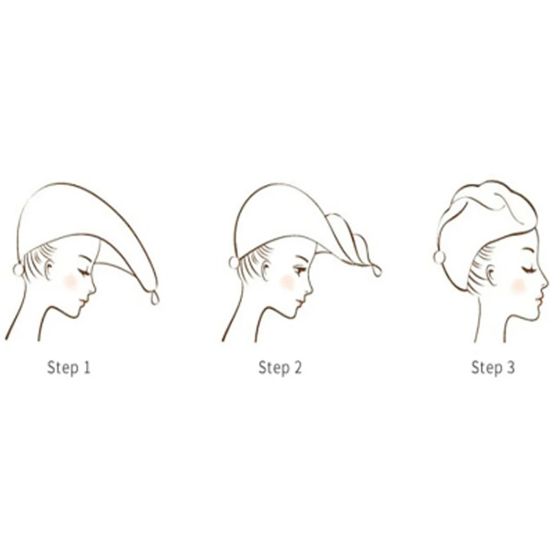 Диамаическое банное полотенце из микрофибры сухая сушка волос женское