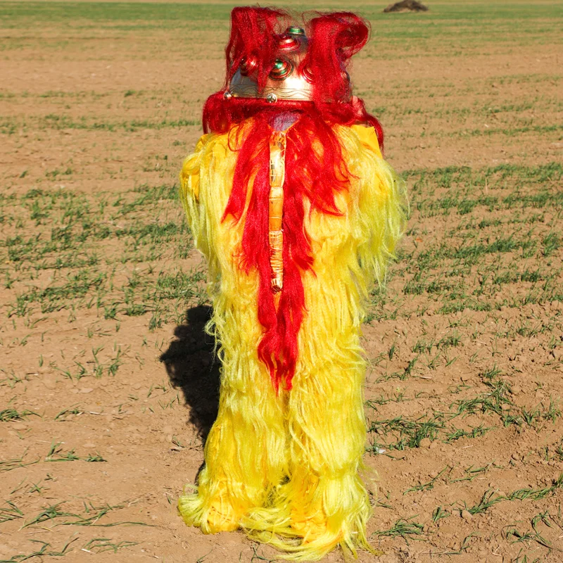 Рекламный китайский костюм для одного человека взрослых танца льва детей и