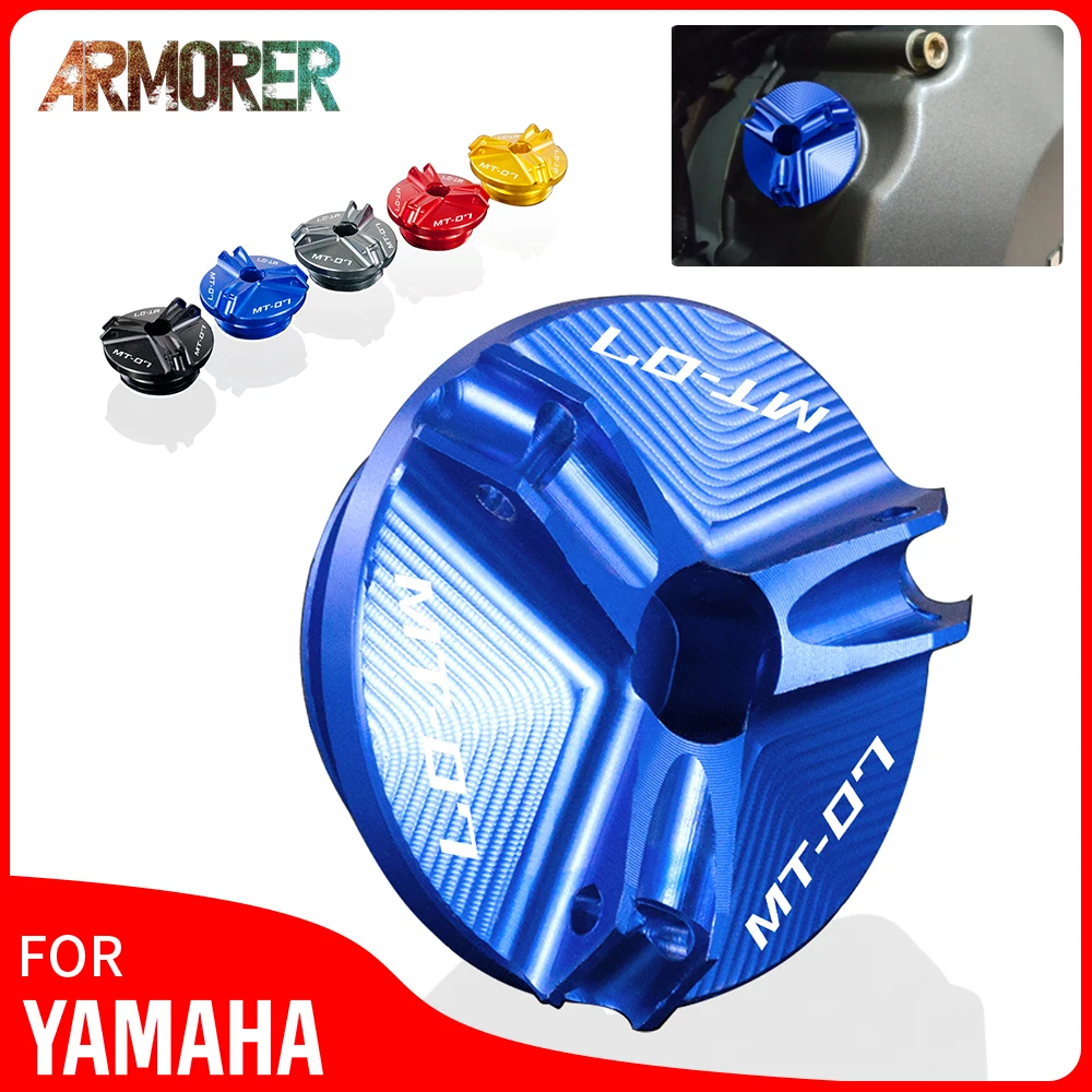 

Motorcycle Accessories Engine Oil Filler Cup Plug Cover Cap Screw For YAMAHA MT07 MT 07 2014 - 2019 MT-07 TRACER / GT 2016-2019