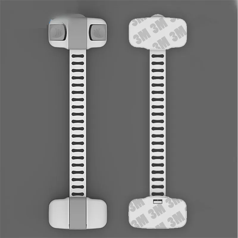 4Pc/Lot Cabinet Lock Door Drawers Wardrobe Todder Kids Baby Safety Plastic ABS PE Toilet Refrigerator Lock