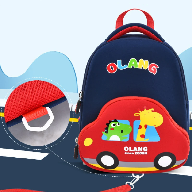 Child Primary School Bag In Kindergarten Girl Boy Mini Cartoon Animal Backpack Kid Travel Bag Anime Double Shoulder Bag