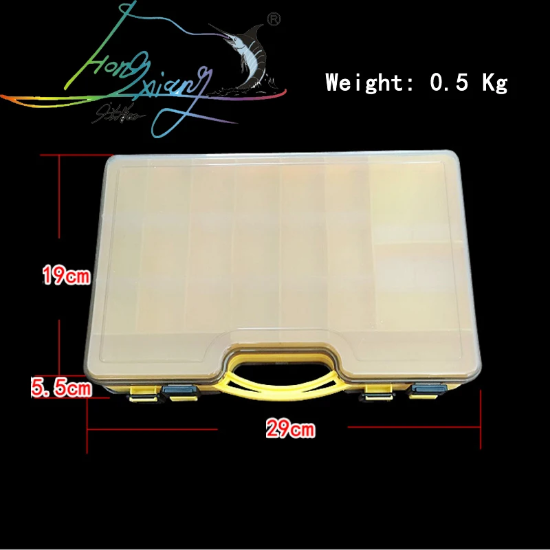 Двухслойная многофункциональная коробка для рыболовных приманок 29x19x5 5 см | Спорт