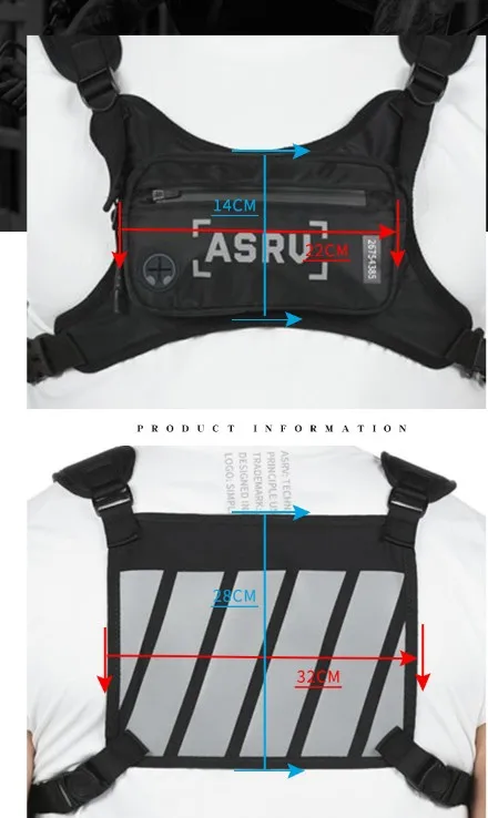 Светоотражающая жилетка для бега 3 м мини сумка kanye west street ins популярная