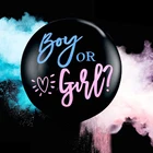 Большие латексные шары 36 дюймов, черные латексные шары для мальчиков и девочек, украшение для дня рождения, детской вечеринки, конфетти