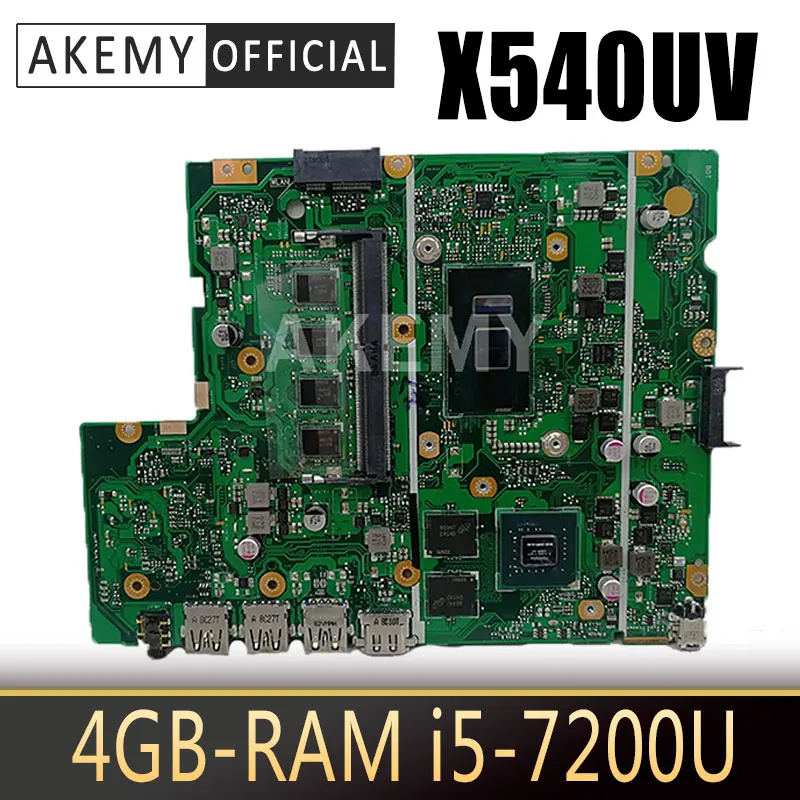 Akemy X540UB материнская плата портативного компьютера с 4GB-RAM I5-7200U (V2G) для ASUS X540UV X540UBR
