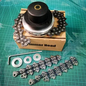 Универсальная цепь для газонокосилки, запасные части для садового триммера 65Mn