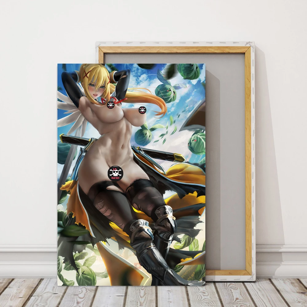 

Naked Sexy Girl Anime Konosuba Darkness HD Prints Canvas Wall Art Painting Modular Pictures Home Decoration Poster Living Room