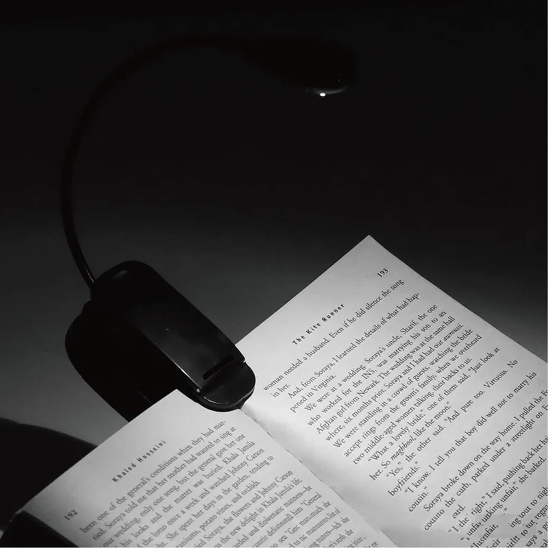 

Portable Travel Book Reading Light LED Bookcase Light Piano Music Score Light E-book Reading Light Fishing On Bait Night Light