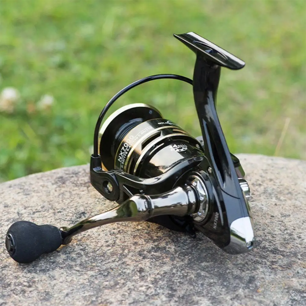 

Black Authentic Nx Fishing Reel 13bb Folding Handle Accessories Fishing Nx2000-7000 Carp Spool Carp Metal Saltwater Q6w2
