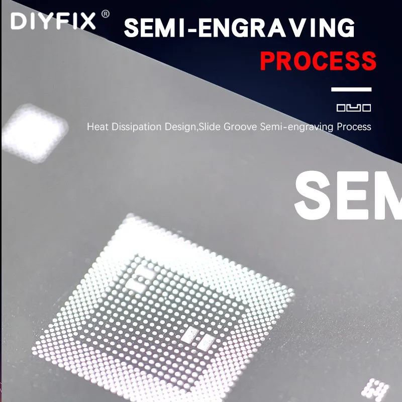 DIYFIX Универсальный IC чип шар BGA трафарет для завода Оловянная паяльная сеть