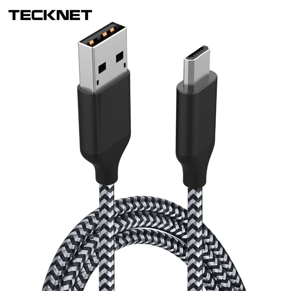 Кабель Micro USB Tecknet 2 4 А кабель для быстрой зарядки и синхронизации данных Android Xiaomi