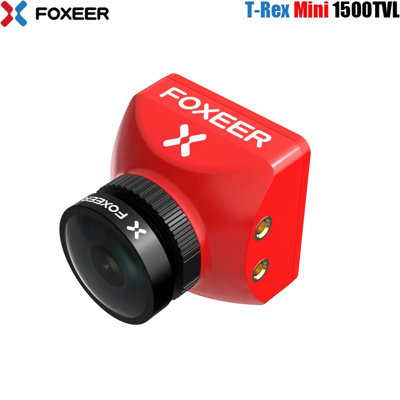 Foxeer T-Rex Mini 1500TVL 6ms Low Latency CMOS 2MP 4:3/16:9 PAL/NTSC Switchable Super WDR FPV Camera for RC FPV Racing Drones