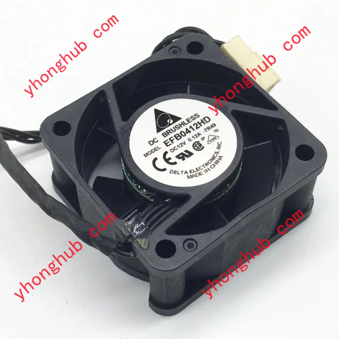 Delta Electronics EFB0412HD 7R49 DC 12V 0.12A 40x40x20 мм 4-провод Сервер вентилятор охлаждения |