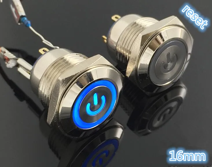 1 шт. Angel Eye популярный автомобильный металлический светодиодный выключатель