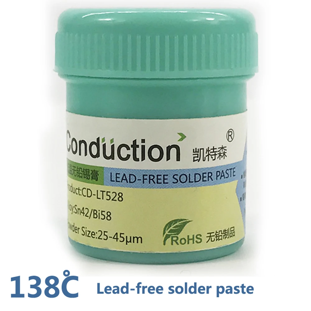 Pasta de soldadura sin plomo, mantenimiento de estaño para iPhone BGA 138 183 260 grados, protección ambiental, estaño, CPU, tin30g