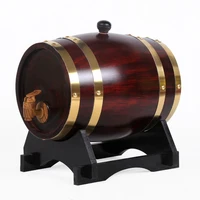 1 535l oak wood barrel vintage beer brewing tools tap dispenser for rum pot whisky wine mini keg bar home brew bee holder