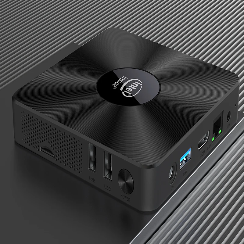 T92 Atom Baytrail x5-Z8350 4G 64G Windows10 Мини ПК четырехъядерный двойной WiFi BT HD-MI VGA дисплей windows 10