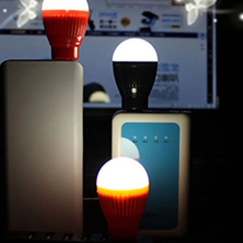 Мини светодиодная лампа USB Круглый наружный светильник для вспышки ночник