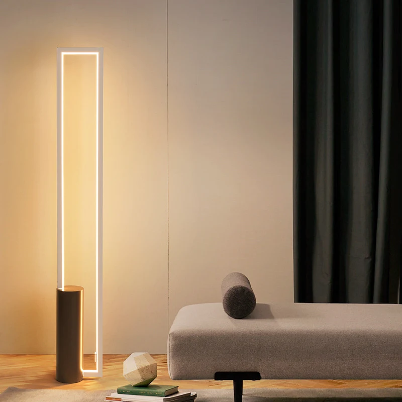 Современная простая напольная Светодиодная лампа для защиты глаз чтения