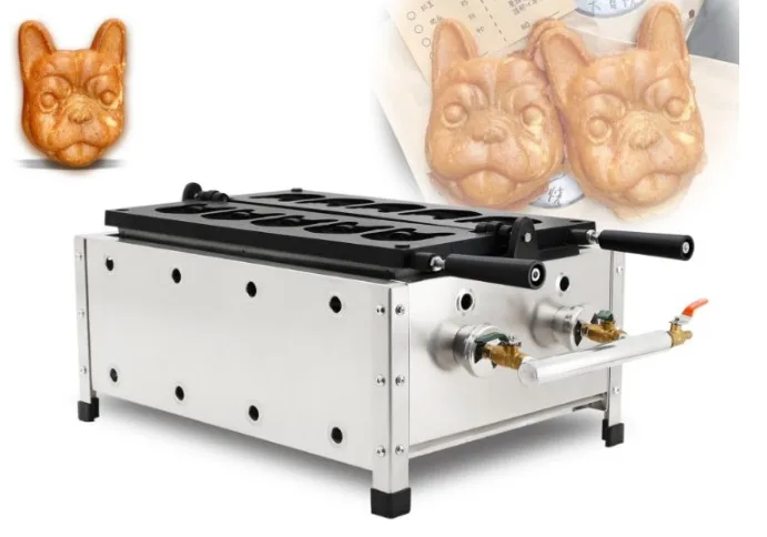 gas type csot 5 шт/тарелка мультики собака форма taiyaki машина вафельница - Цвет: gas type