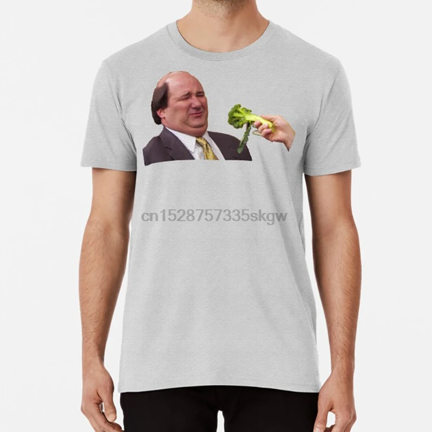 Офисная футболка с Кевином не похожа на брокколи для шоу ТВ еды Джим Пэм|Мужские