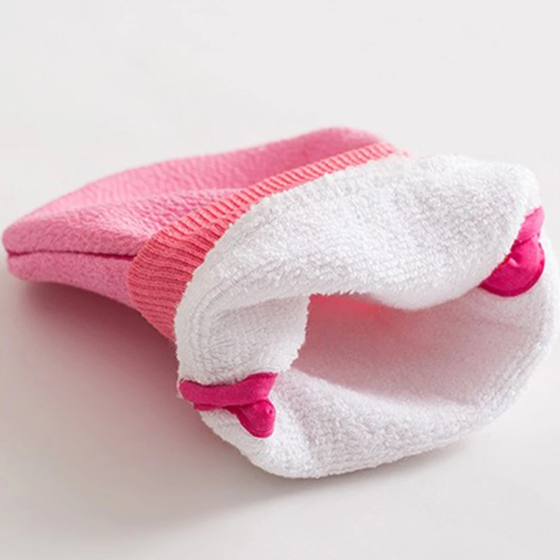 

1 Pairs Shower Spa Exfoliator Two-sided Bath Glove Body Cleaning Scrub Mitt
