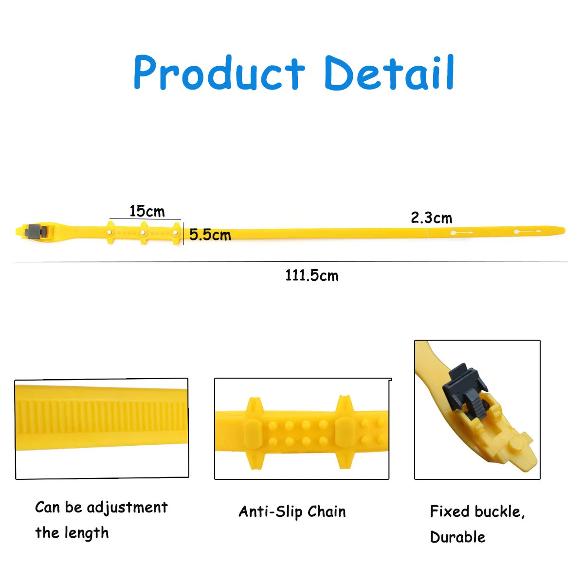 

10pcs 175-285cm Universial Car Snow Chains Wheel Tyre Tire Anti-skid Chains Winter Use TPU Nylon Beef Tendon Off-road Vehicle