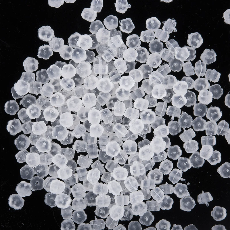 DoreenBeads резиновые серьги столбы и задние в виде цветов булавки безопасные