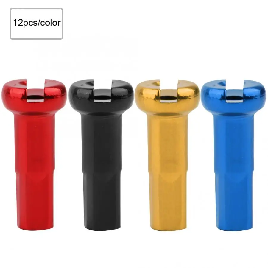 12 шт. спиц для велосипеда крышка из алюминиевого сплава горного спица защитная