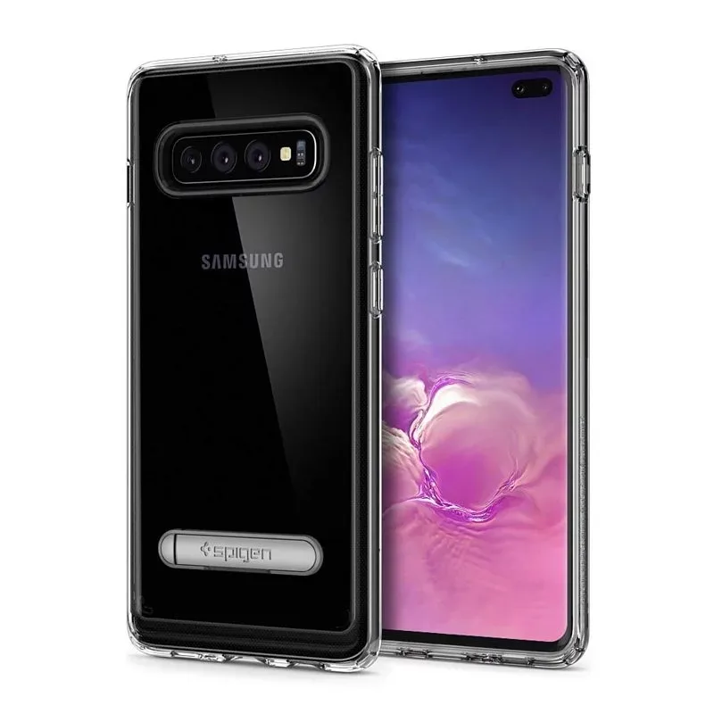 Ультра Гибридный S Spigen Kickstand чехол для Samsung Galaxy S10 + Plus S10e SM G975 G9730 G9700 воздушная