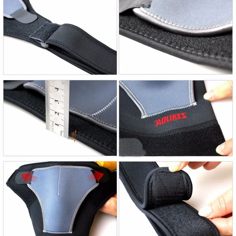 

1pc Fitness Left Right 38-52cm Aids Brace Belt Dislocation Injury Arthritis Shoulder Support Strap Sports Protection Adjustable
