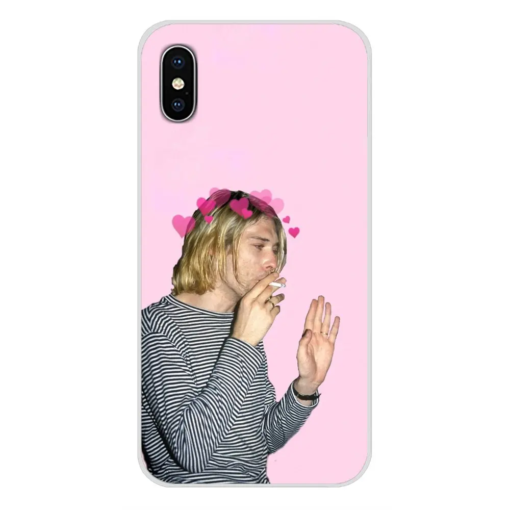 images 11 Для Xiao mi 4 mi 5 mi 5s mi 6 mi A1 A2 5X6X8 9 Lite SE Pro mi Max Mix 2 3 2S аксессуары оболочки чехлы Nirvana Kurt Cobain Мода - Цвет: images 11
