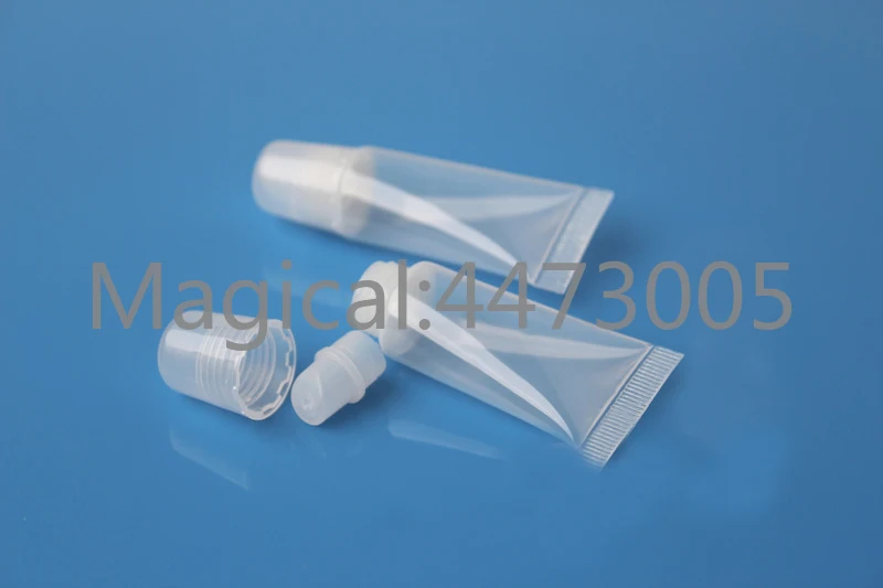 Пластиковые Многоразовые косметические тюбики для помады 5 мл Мягкий Тюбик