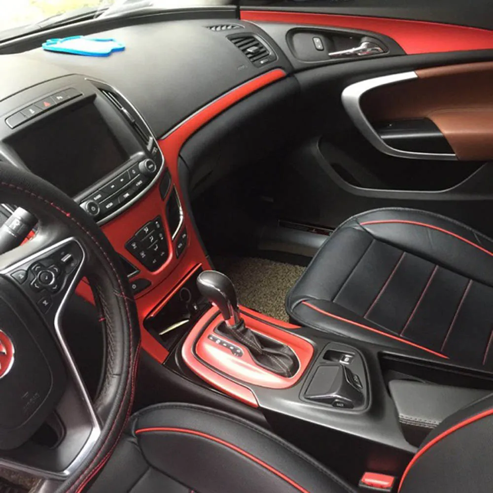 Стайлинг автомобиля из углеродного волокна для Buick Regal 2014 2016 наклейки салона с центральной консолью