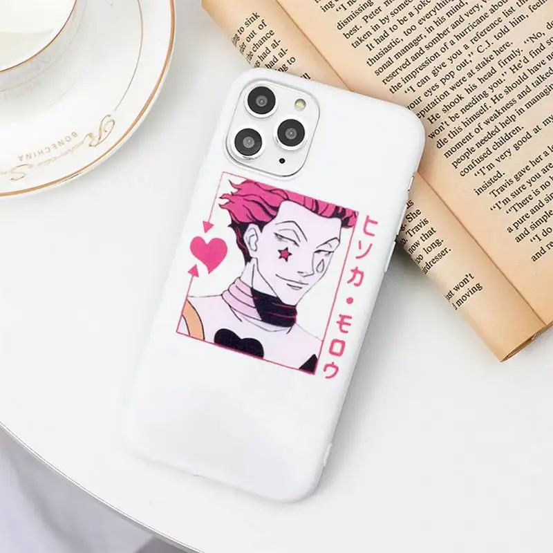 

Hunter X Hunter Killua Zoldyck Anime luxury Phone Case Candy Color for iPhone 11 12 mini pro XS MAX 8 7 6 6S Plus X SE 2020 XR