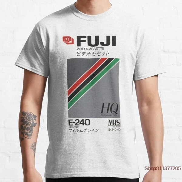 

Fuji VHS Funny T-Shirt T shirt Summer Hip Hop Tee Shirt Casual O Neck Tshirt For Women/Men