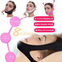 8 type face slimming bandage v line face shaper women chin cheek lift up belt facial massage strap face skin care beauty tools