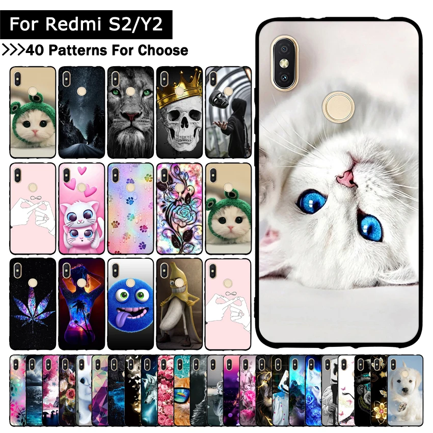 Разноцветный чехол с рисунком из мультфильма для mi Xiao mi Red mi S2/Red mi Y2 TPU силиконовый чехол s для Xiao mi Red mi Y2 чехол для телефона Fundas coque