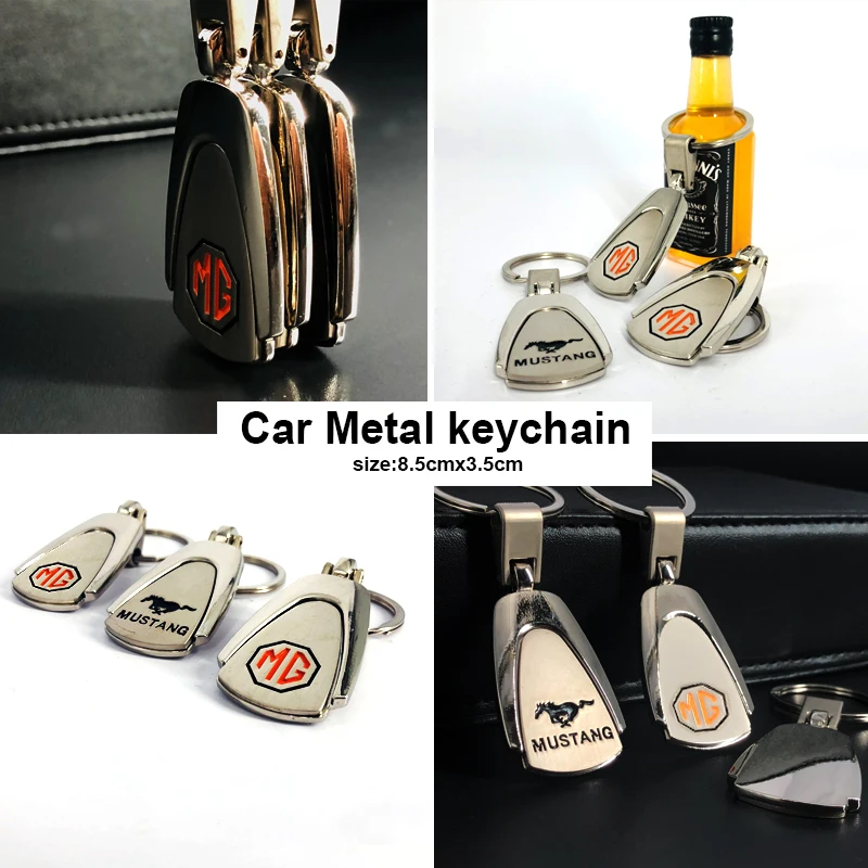 

1pcs Car Metal Silver Keychain Key Ring for Hyundai Accent Tucson I30 Santa Fe 2016 I10 I20 I40 2020 2021 Elantra Accessories